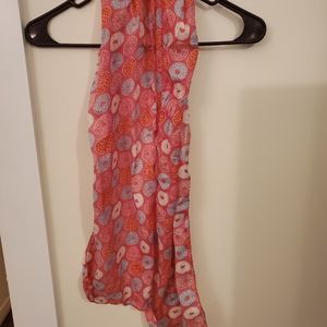 Pink doughnut scarf
